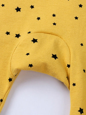 Starry Yellow Double Zip Tee