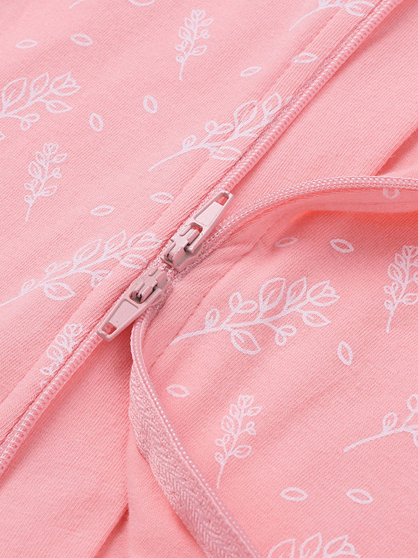 Soft Pink Double Zip