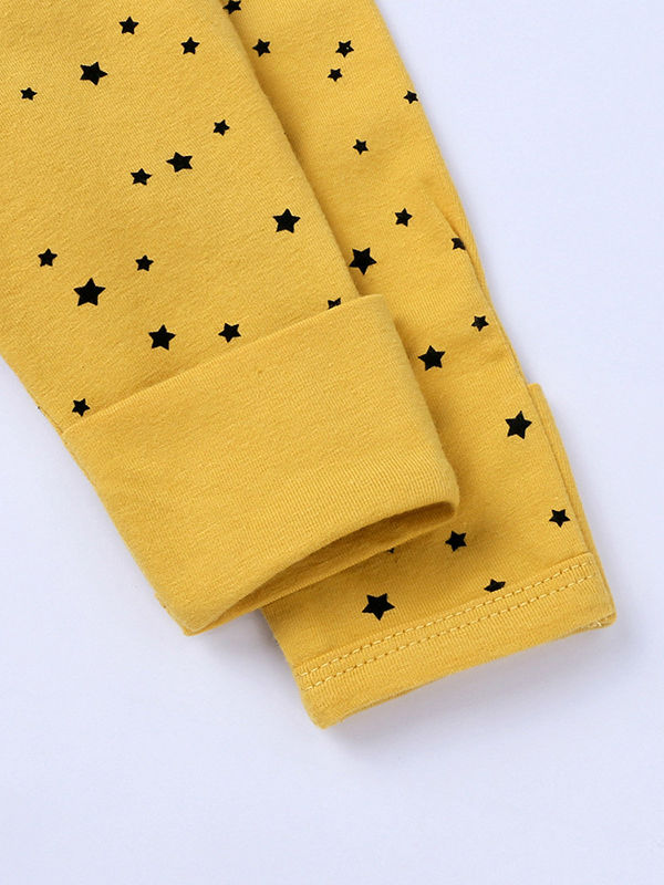 Starry Yellow Double Zip