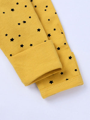 Starry Yellow Double Zip