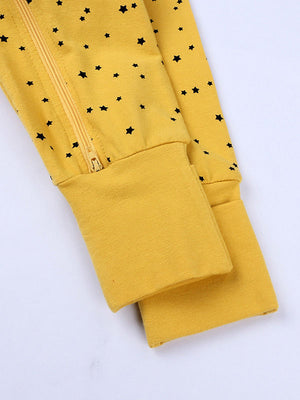 Starry Yellow Double Zip