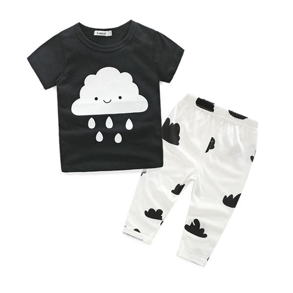 Black & White Cloud Set