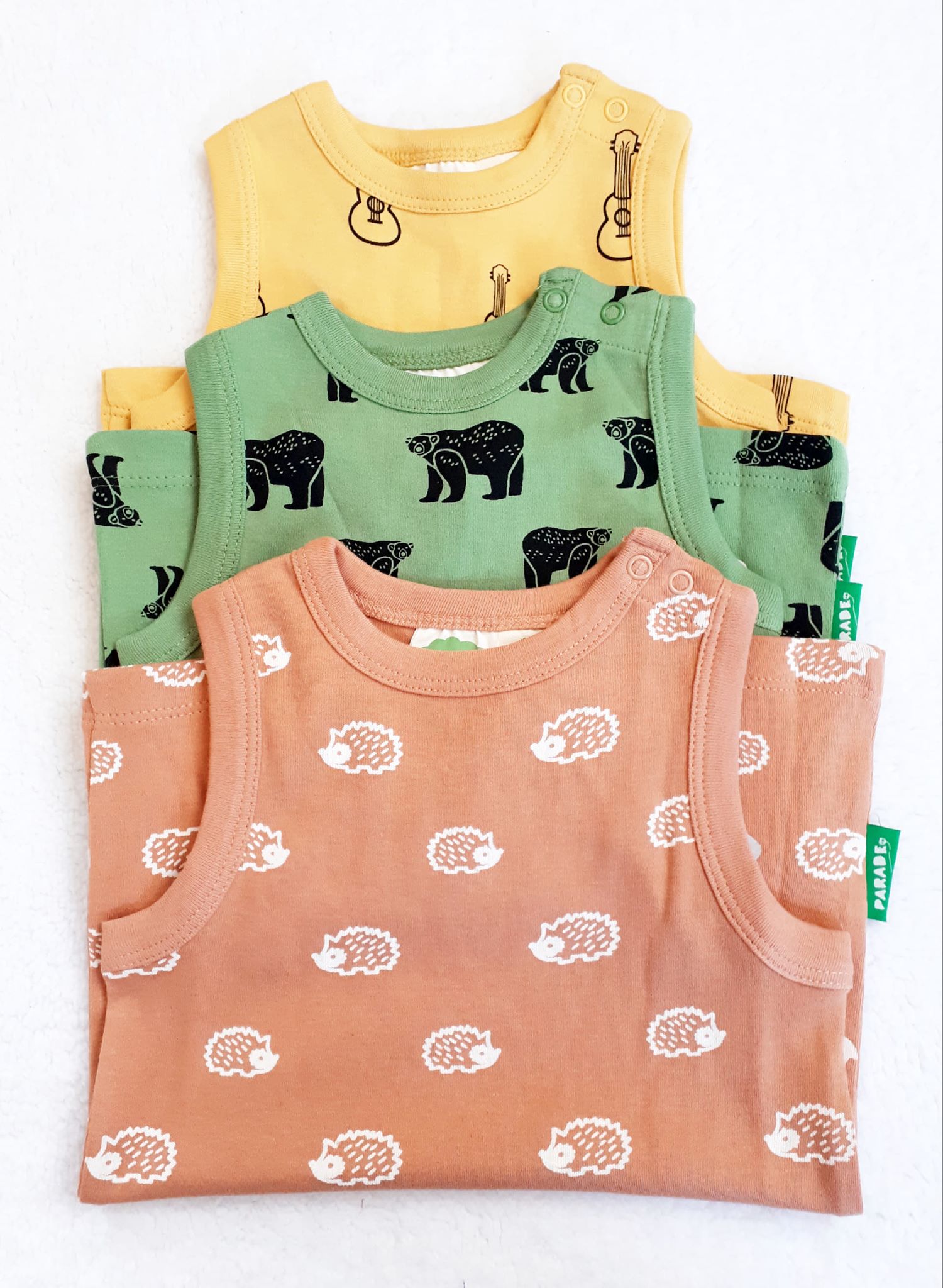 Bear Organic Sleeveless Romper *