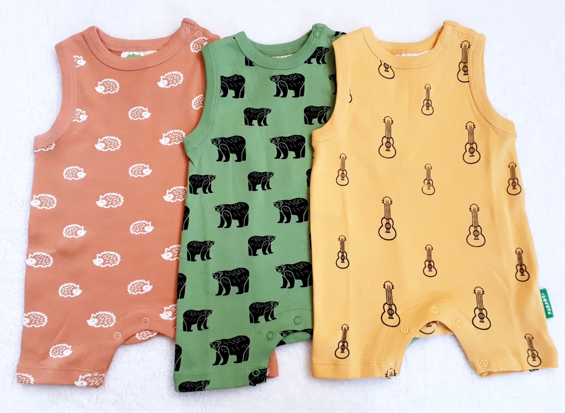 Bear Organic Sleeveless Romper *